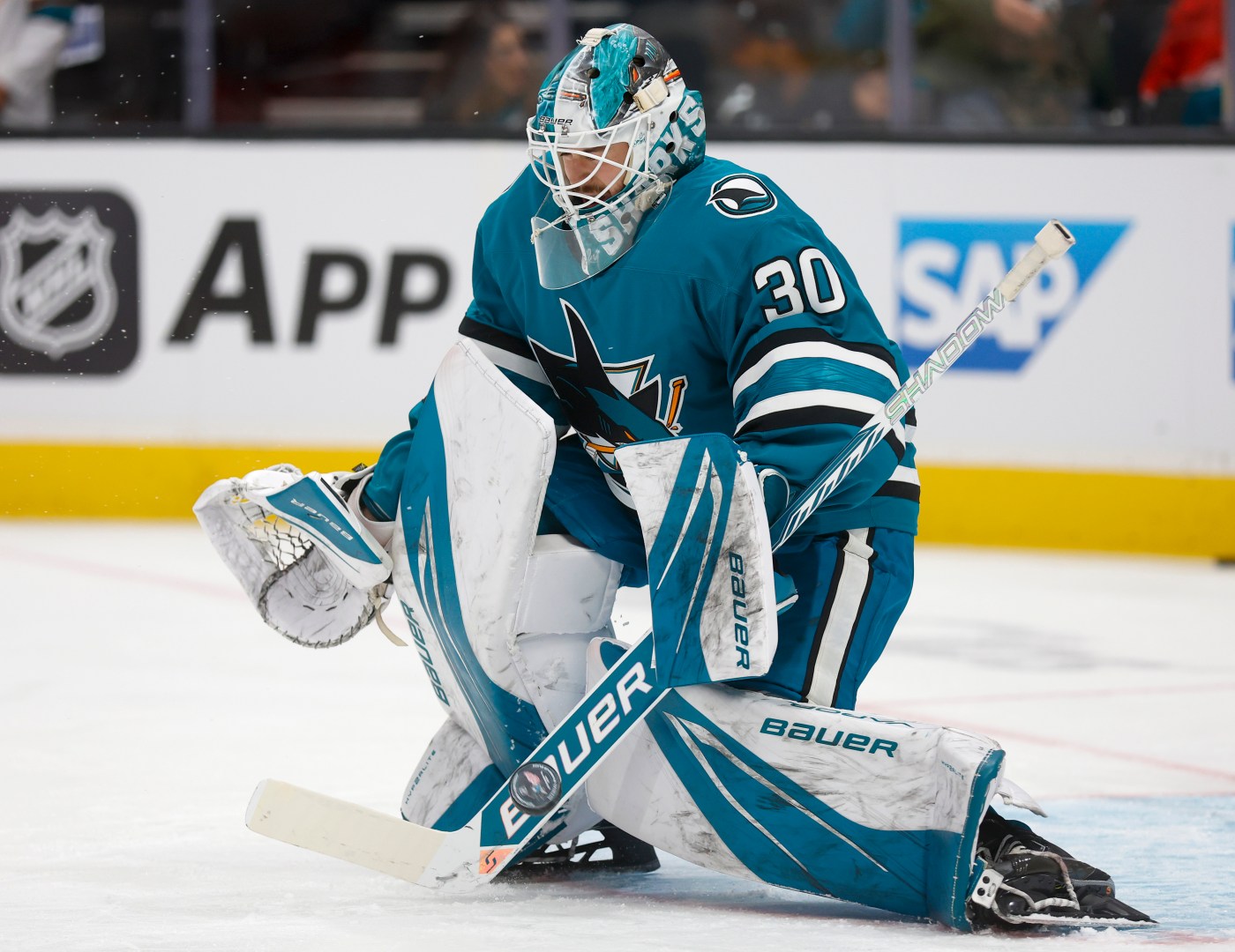 San Jose Sharks might soon have decision to make with top goalie prospect