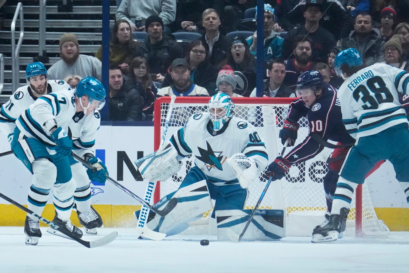 Slow start, ‘cute’ play dooms Sharks in loss to Columbus Blue Jackets