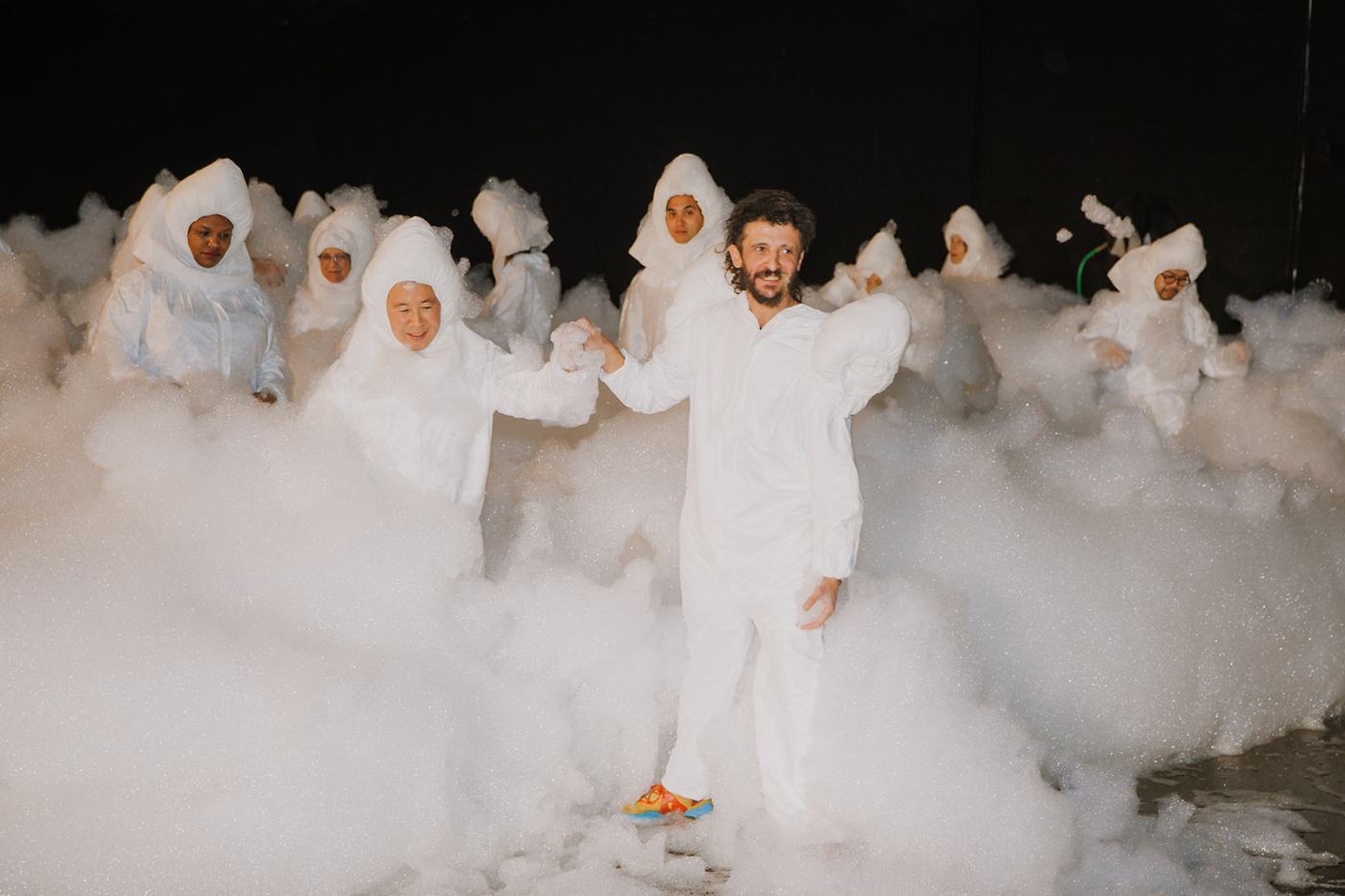 Foam parties are back in a fun San Francisco art performance