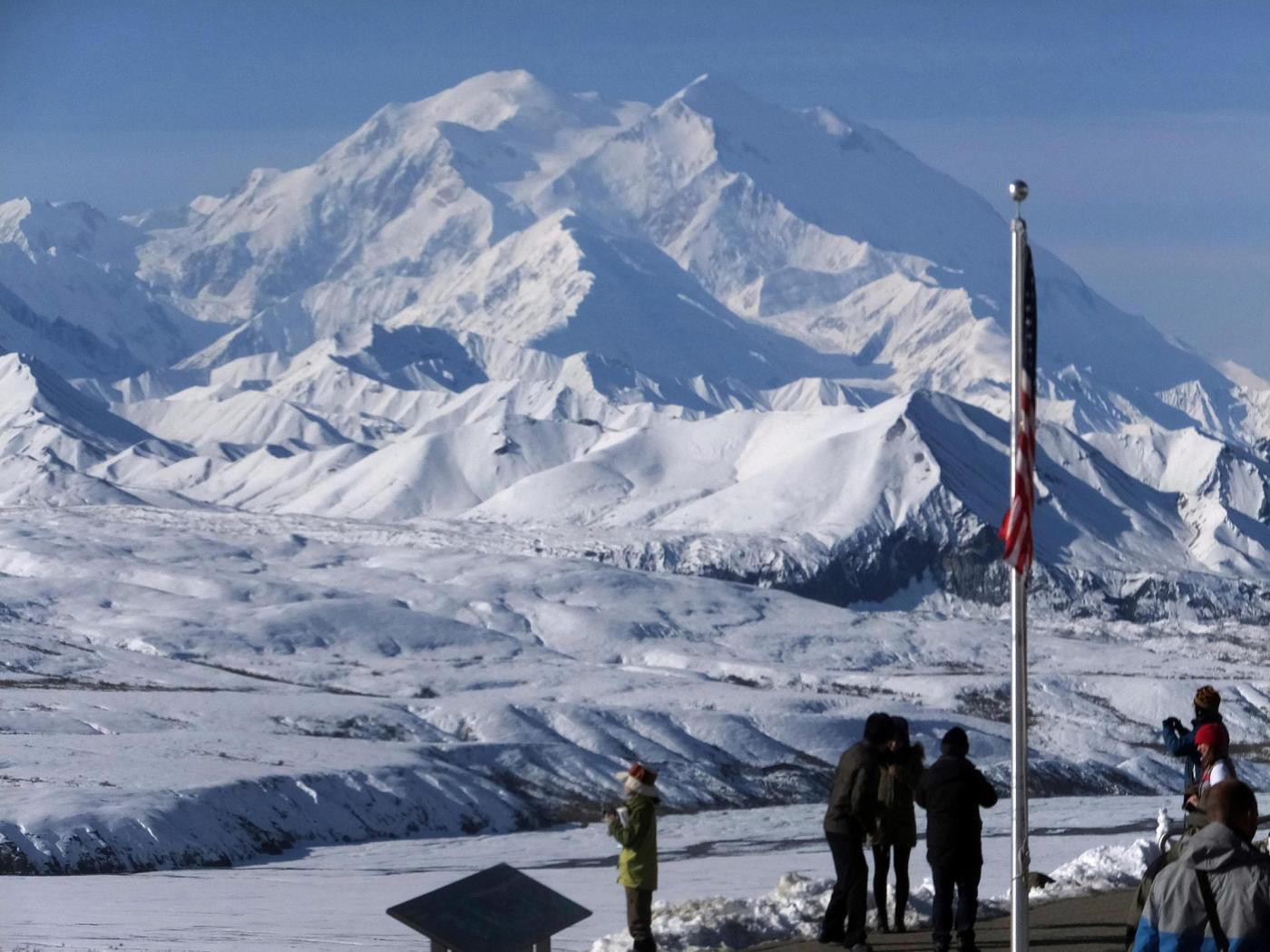 Trump vows to change the name of North America’s tallest peak from Denali to Mount McKinley