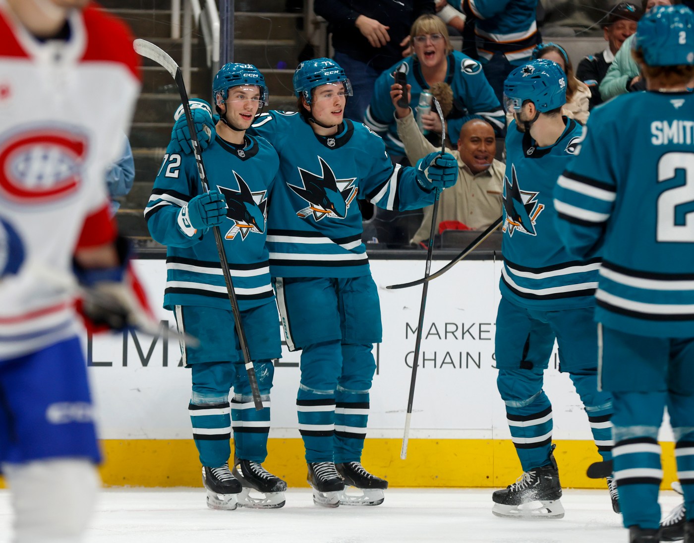 Sharks rookie scores first NHL goal, but game’s end has a familiar feel