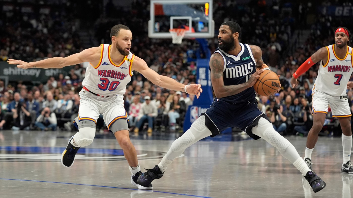 Kyrie Irving drops 42 to lead depleted Mavericks past Warriors