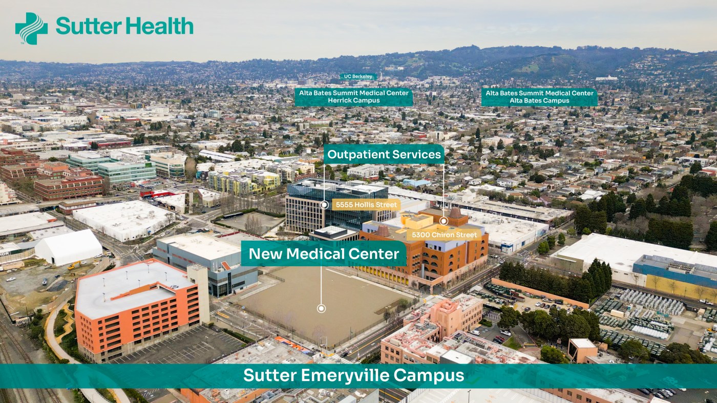 Sutter Health to build $1 billion Emeryville medical campus, averting Alta Bates closure