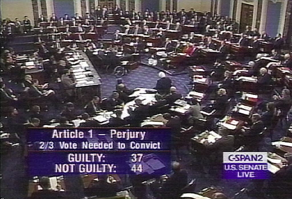 Today in History: February 12, Clinton acquitted in impeachment trial