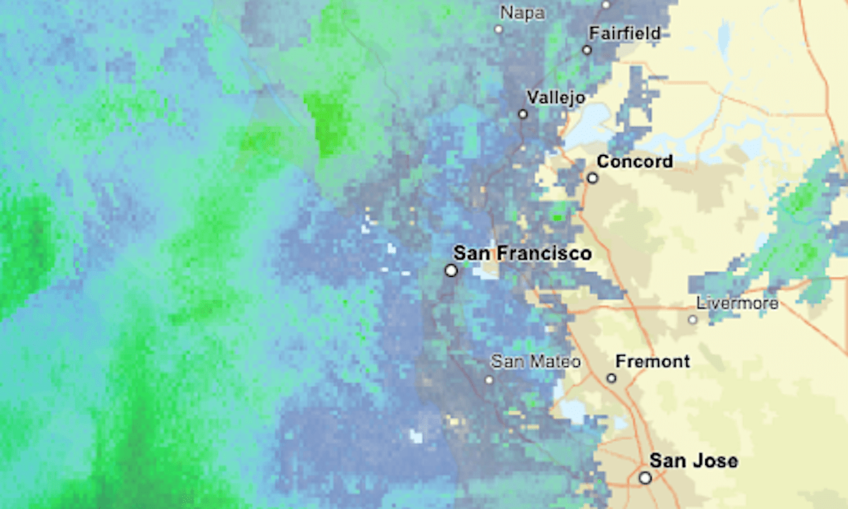 Live map: Track the rain in the Bay Area