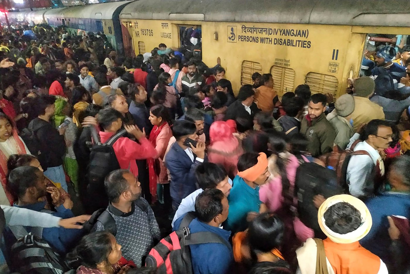 At least 18 dead in New Delhi train station stampede