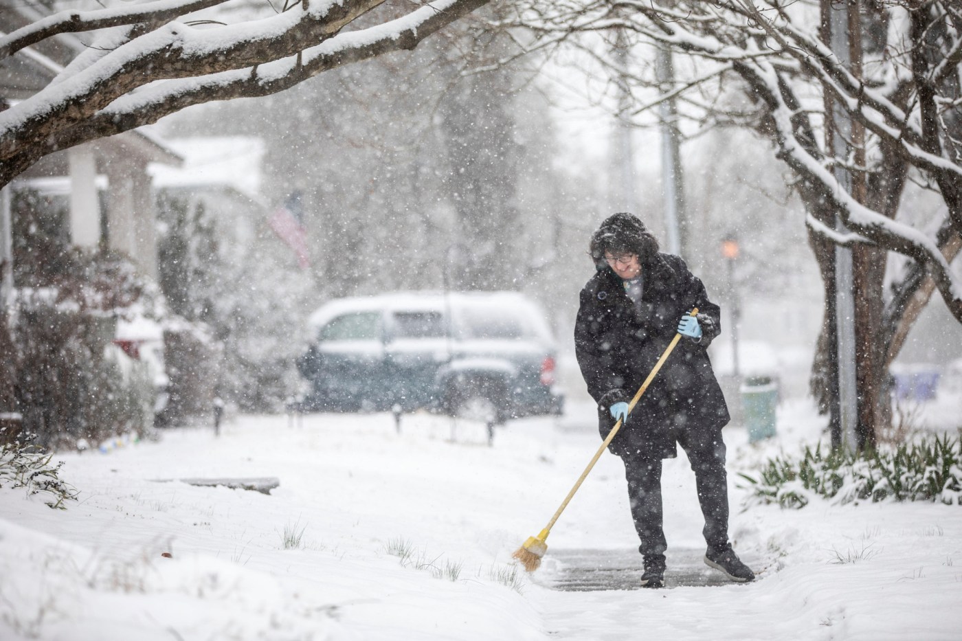 Another heavy storm batters winter-weary East Coast