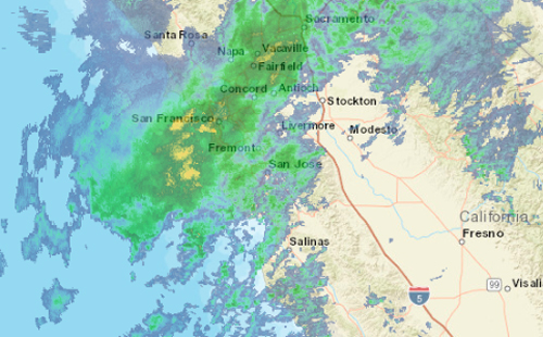 Rain tracker map: Follow the latest Bay Area storm