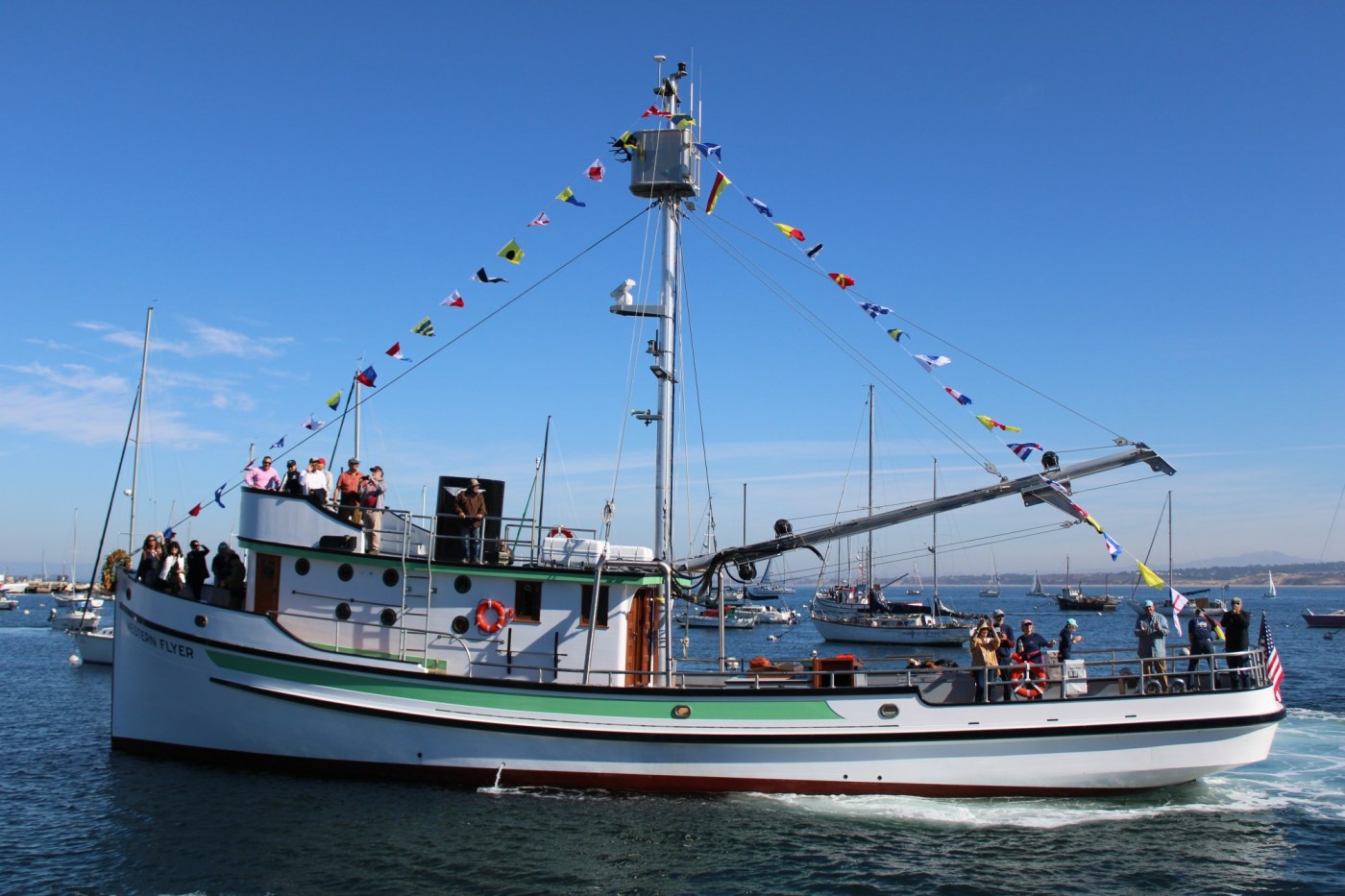 Restored Western Flyer fishing boat sets sail 85 years after historic Gulf of California trip