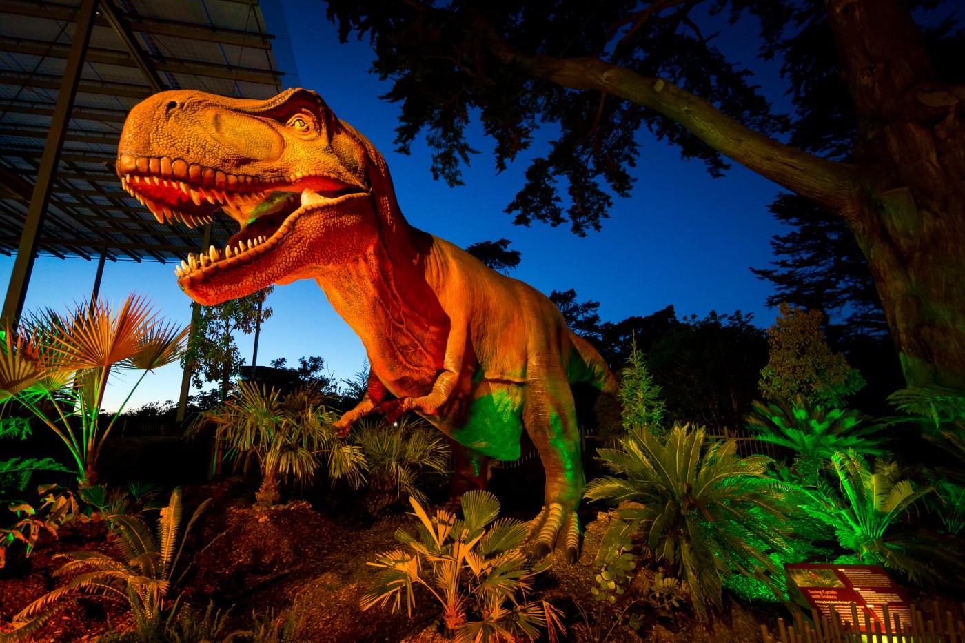 13 animatronic dinosaurs have landed in Golden Gate Park