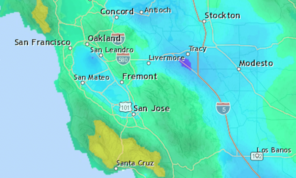 Bay Area cities’ rainfall totals for last storm of winter