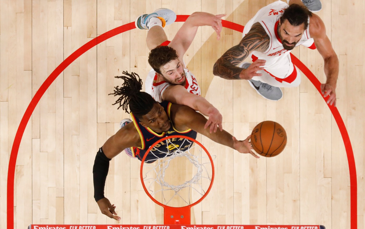 Warriors aiming to maintain composure as physical Rockets series shifts to Houston