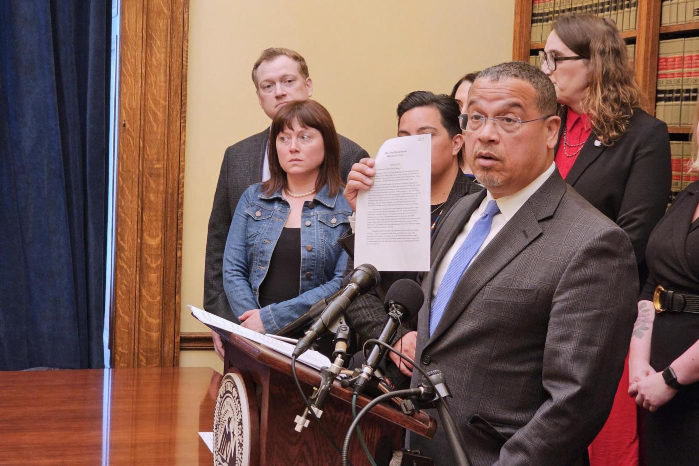 Minnesota attorney general files preemptive lawsuit against Trump on transgender sports ban