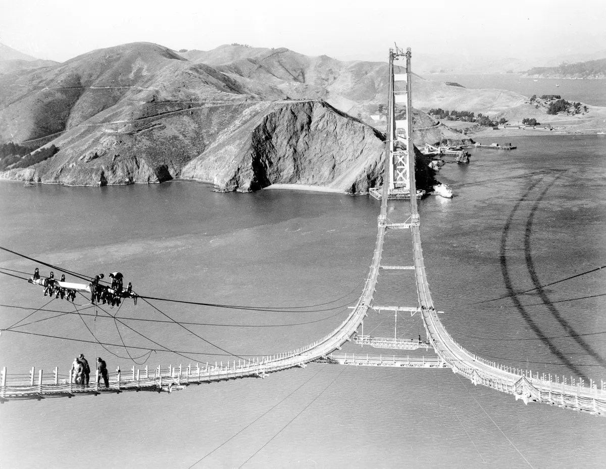 Photos: Building the Golden Gate Bridge