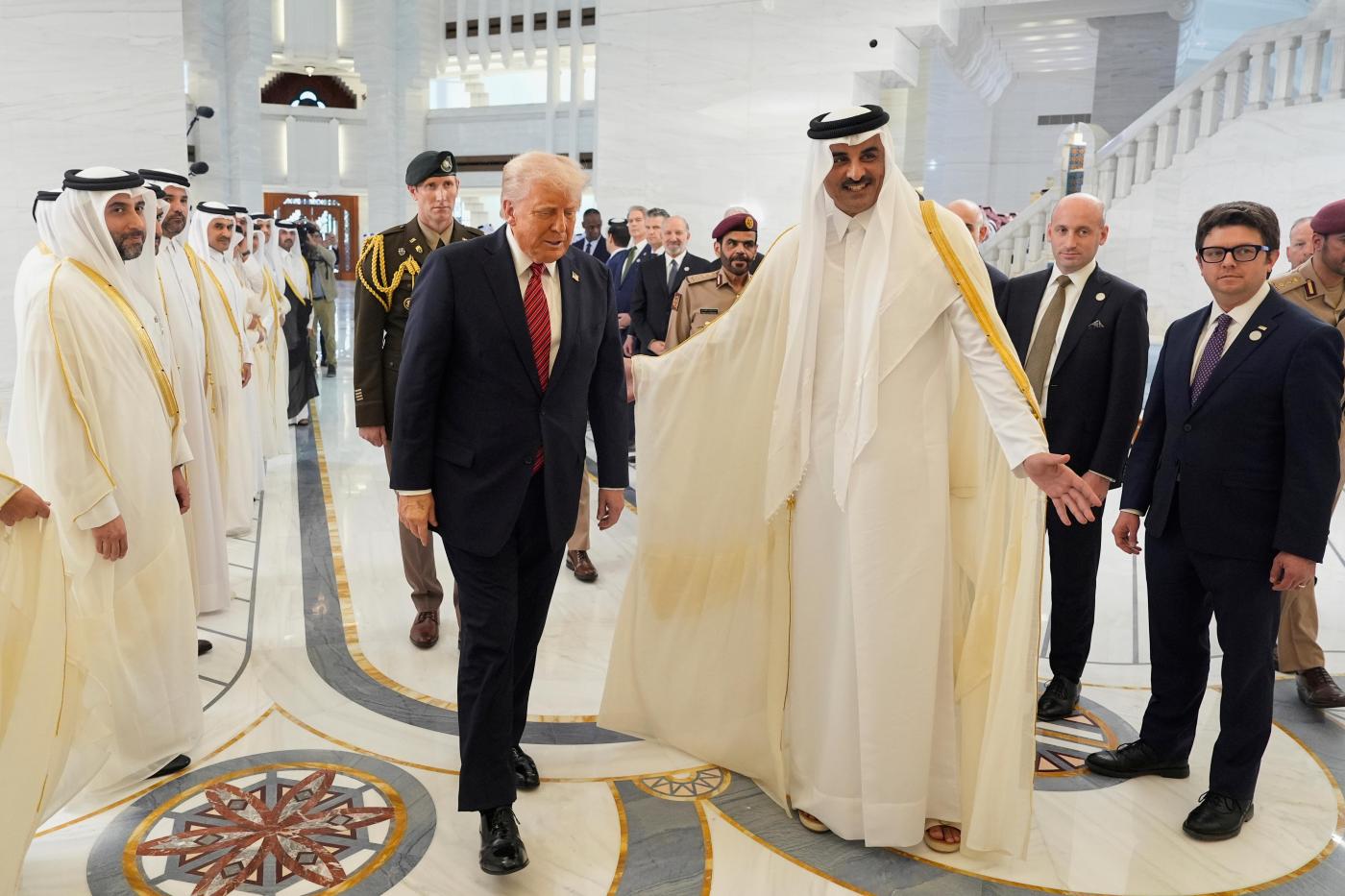 Gold palaces, jet deals and McDonald’s: Donald Trump at home in Middle East
