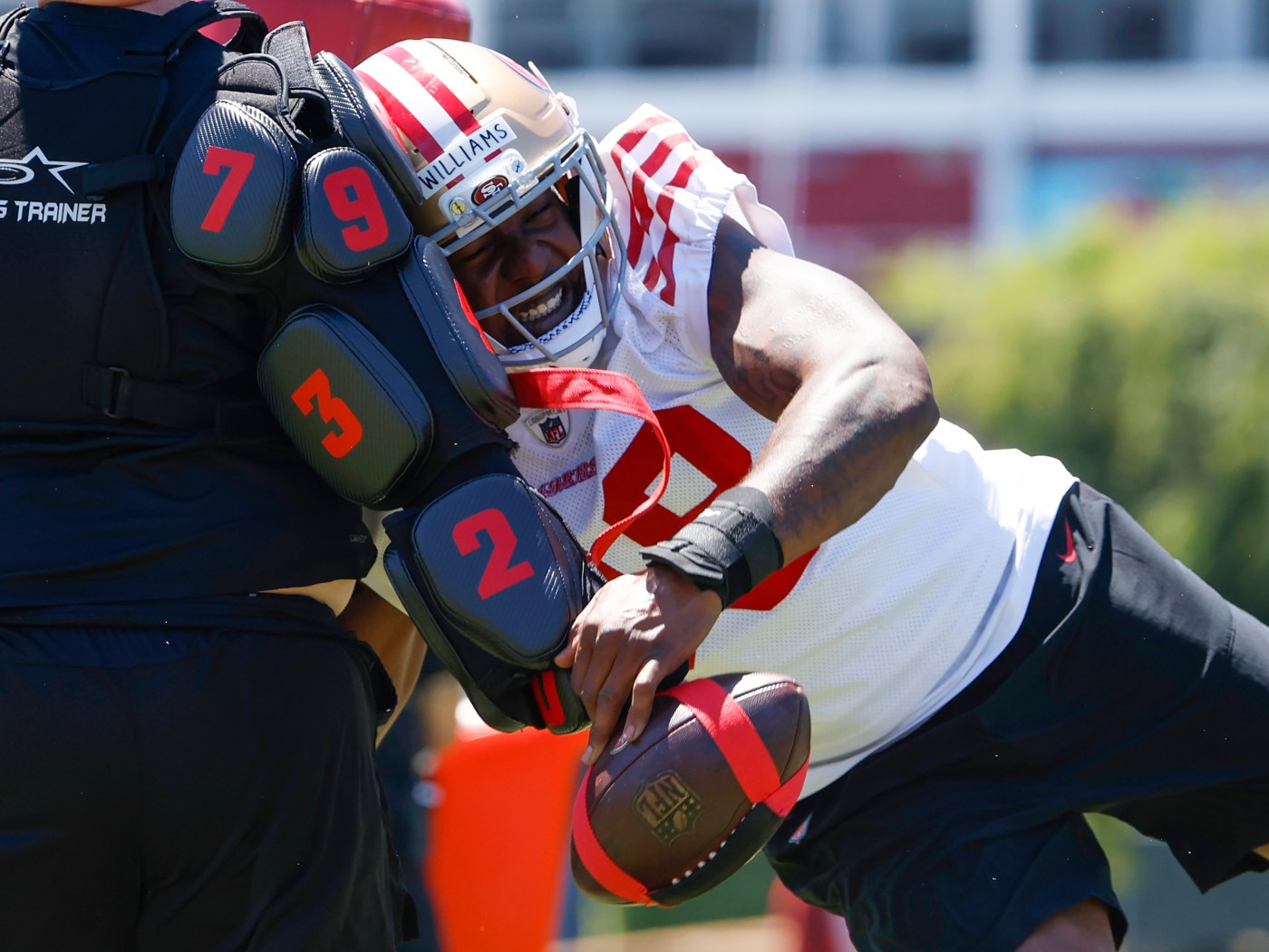 49ers rookie camp: Top pick Mykel Williams grooving, Alfred Collins watching