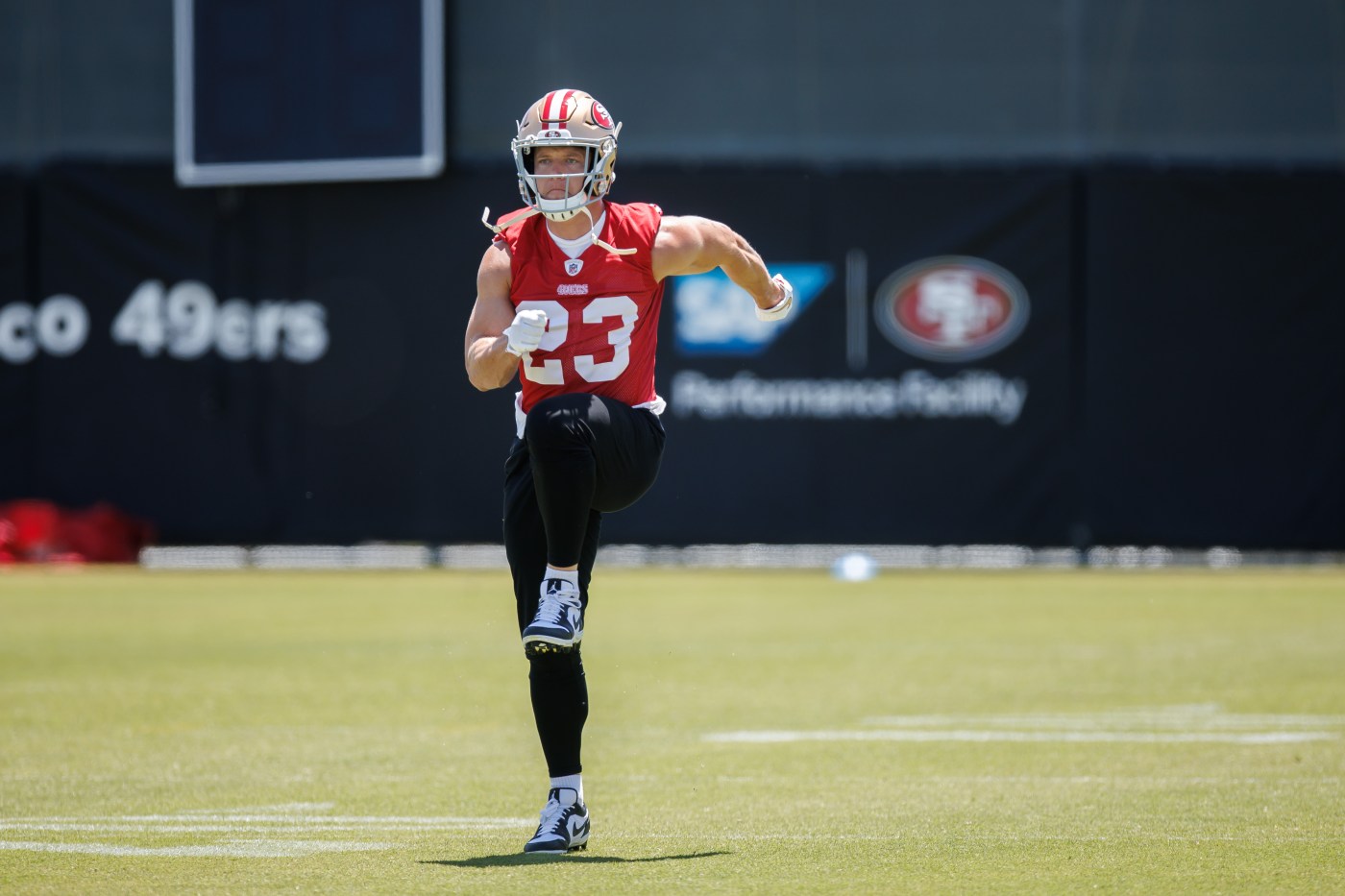 49ers OTAs: Healthy Christian McCaffrey is a sight for sore eyes