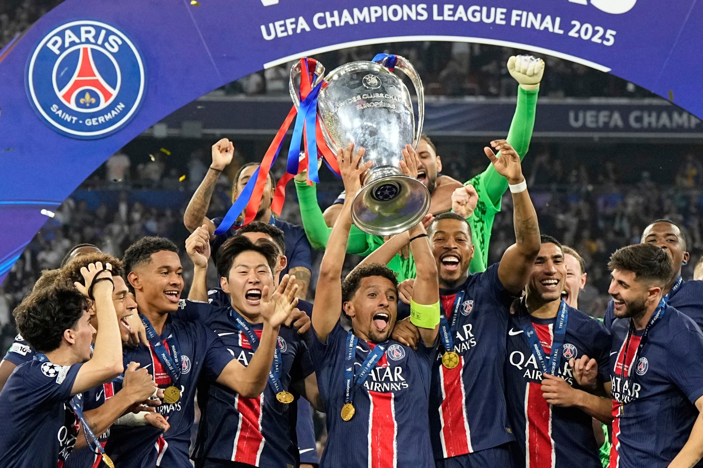 Paris Saint-Germain wins first Champions League final with rout of Inter Milan
