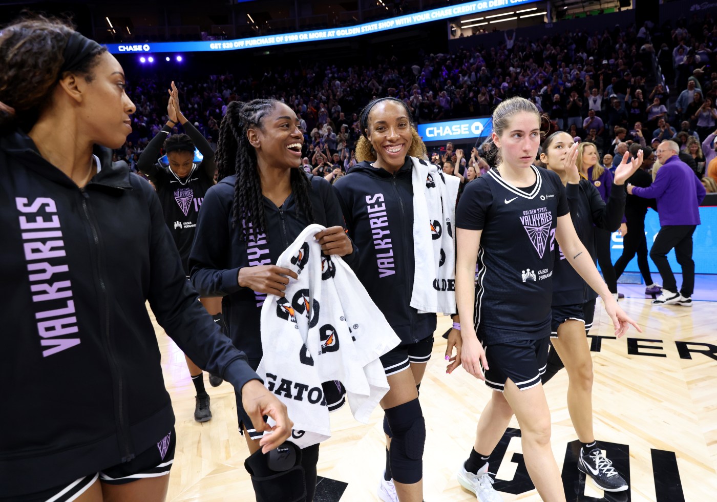 ‘It felt like a playoff game’: Five takeaways from Valkyries’ preseason debut