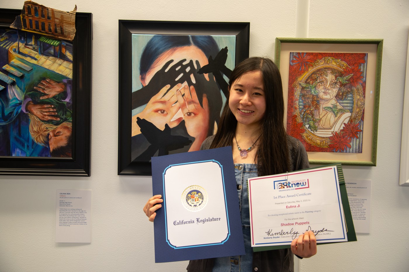 Branham High student wins first place for painting in student exhibit