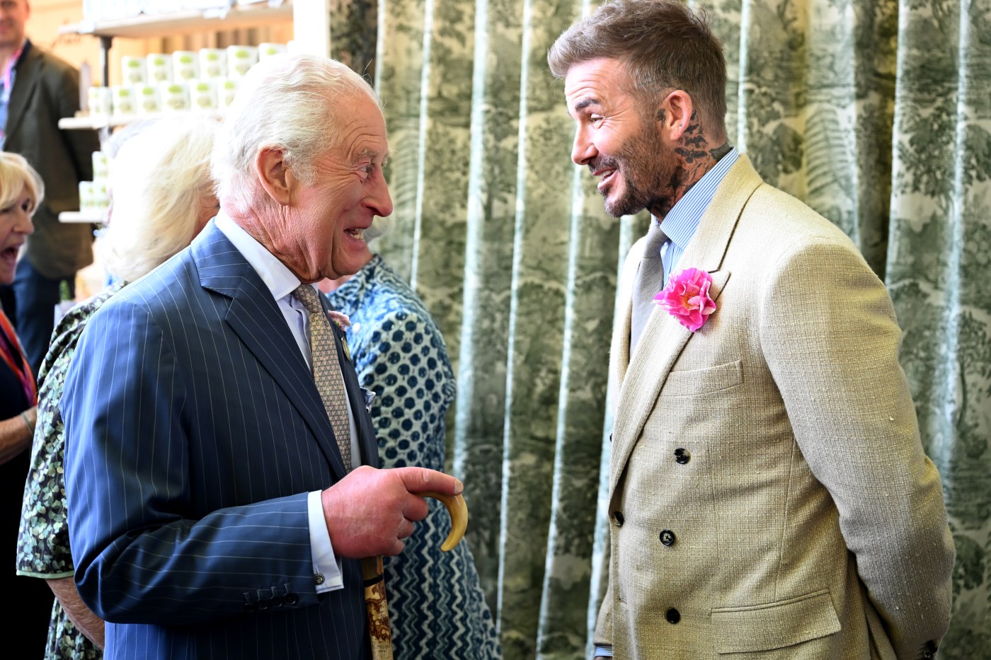 King Charles rebuffs Prince Harry by bonding with David Beckham