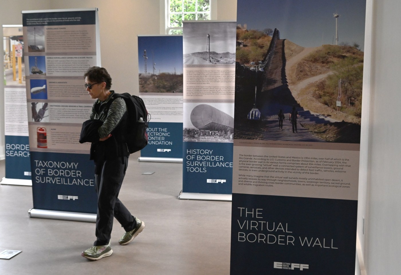 Angel Island exhibit explores border surveillance tech