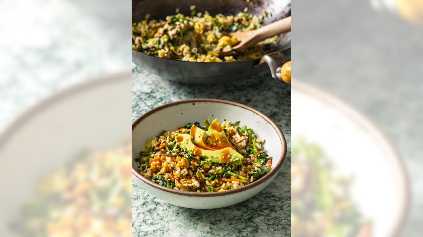 Want something different for breakfast? Try fried rice