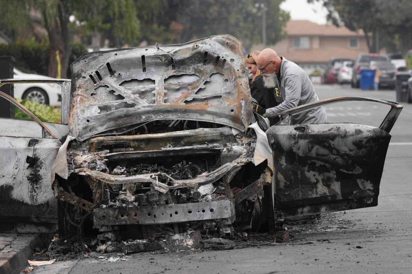 Federal investigators comb site of San Diego plane crash in neighborhood of military housing