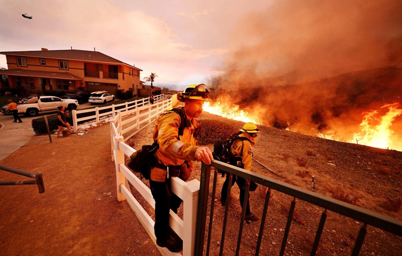 Man convicted of starting 44,000-acre Line wildfire in Southern California