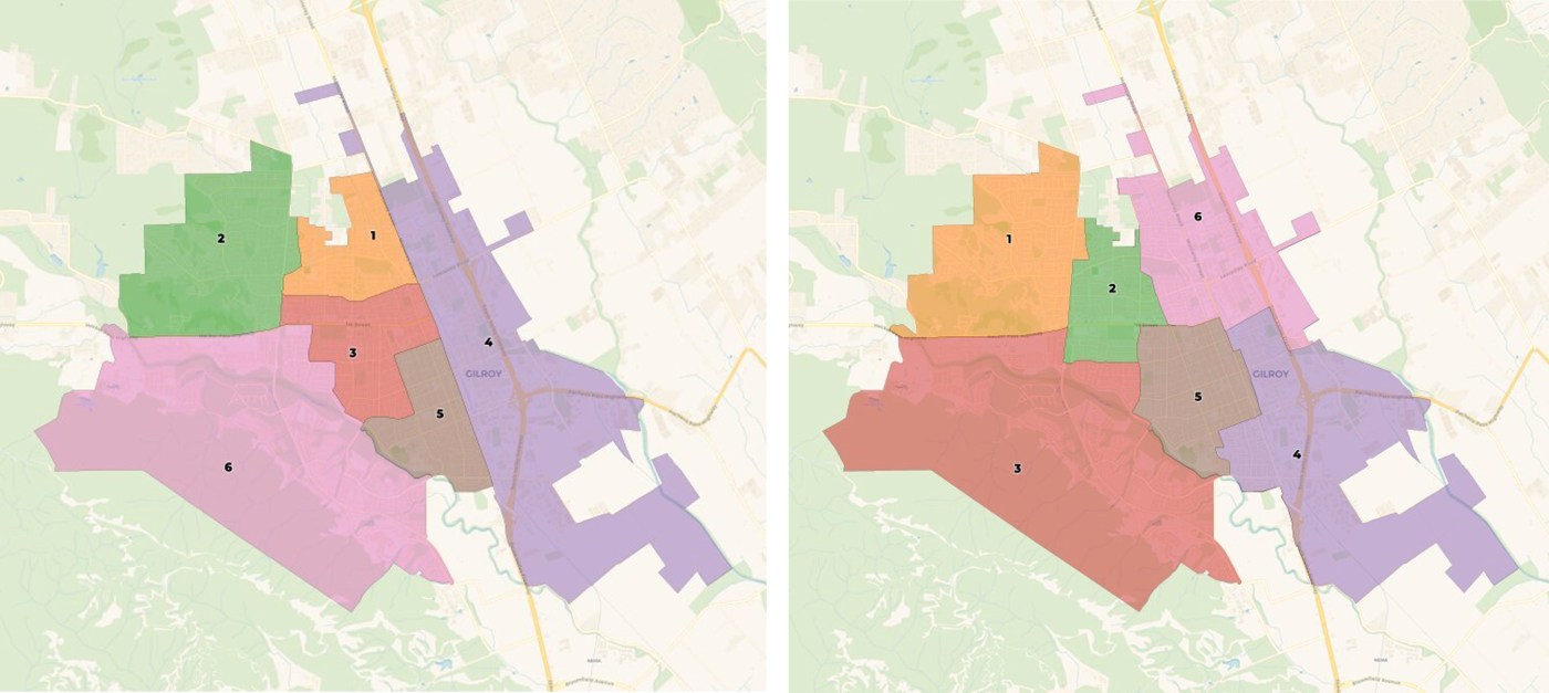 Gilroy narrows down to two maps in districting saga