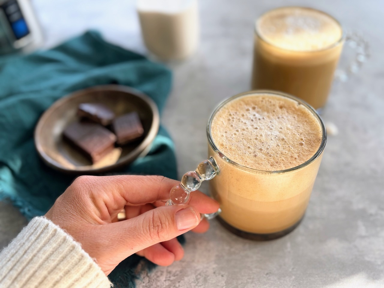 Recipe: Vanilla hazelnut latte