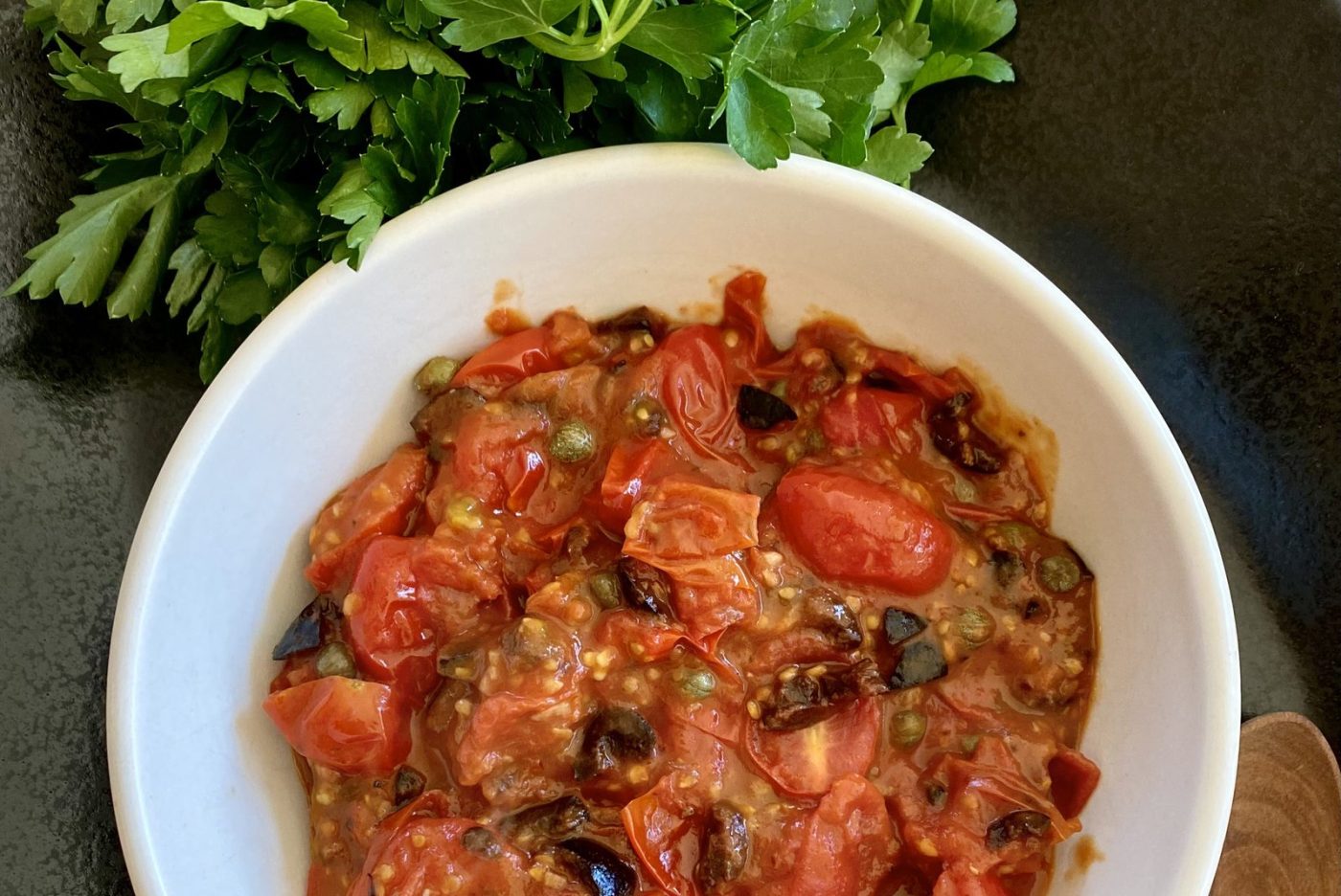Puttanesca is a spicy dish from the poorest part of Rome