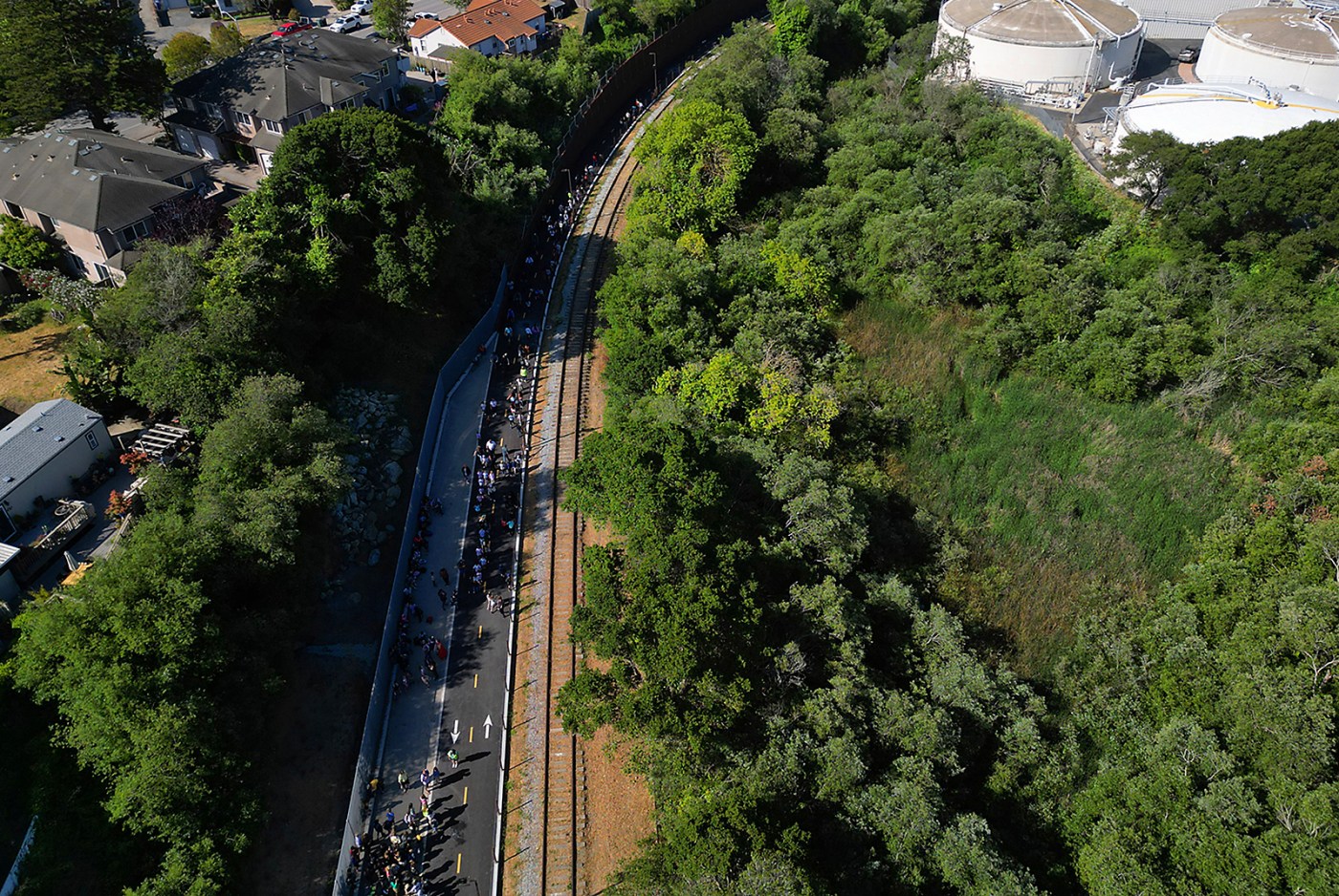 Coastal Rail Trail’s latest Santa Cruz segment opens to fanfare