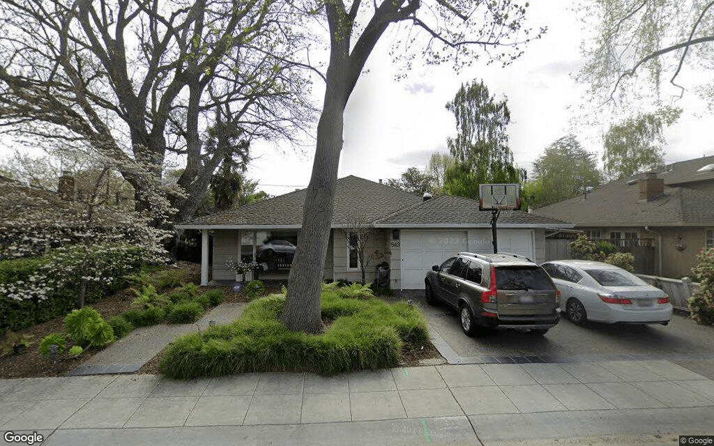 Sale closed in Palo Alto: $4.3 million for a three-bedroom home