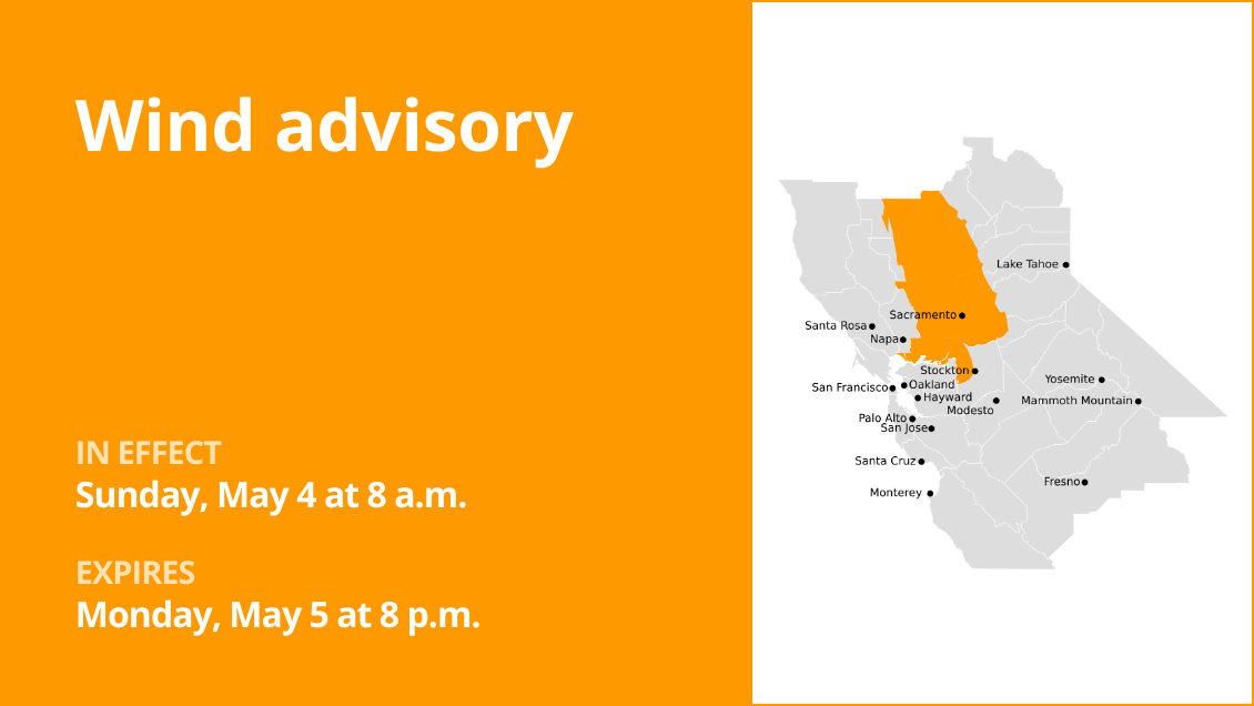 Wind advisory issued for Delta for Sunday and Monday