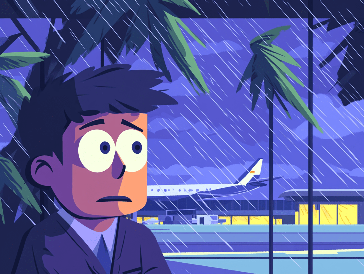 American Airlines canceled my flight after a hurricane