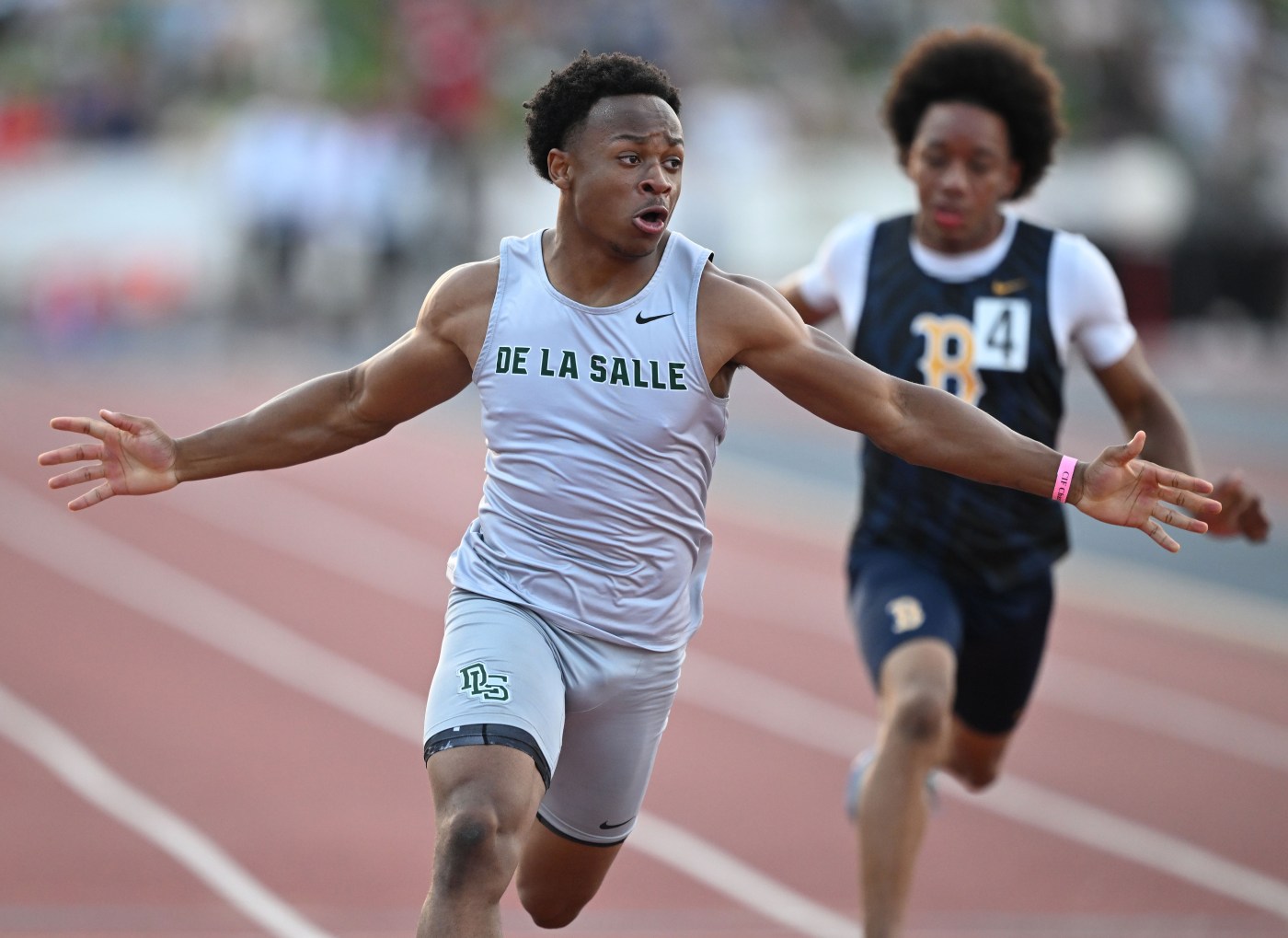 CIF track: De La Salle’s Jaden Jefferson wins state title in 100 as encore to record run