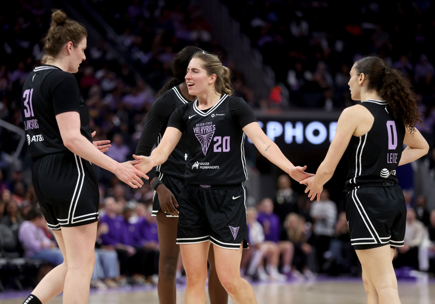 From Edwardsville to the Bay: How Kate Martin is embracing role with Valkyries ahead of matchup vs. former Iowa teammate Caitlin Clark
