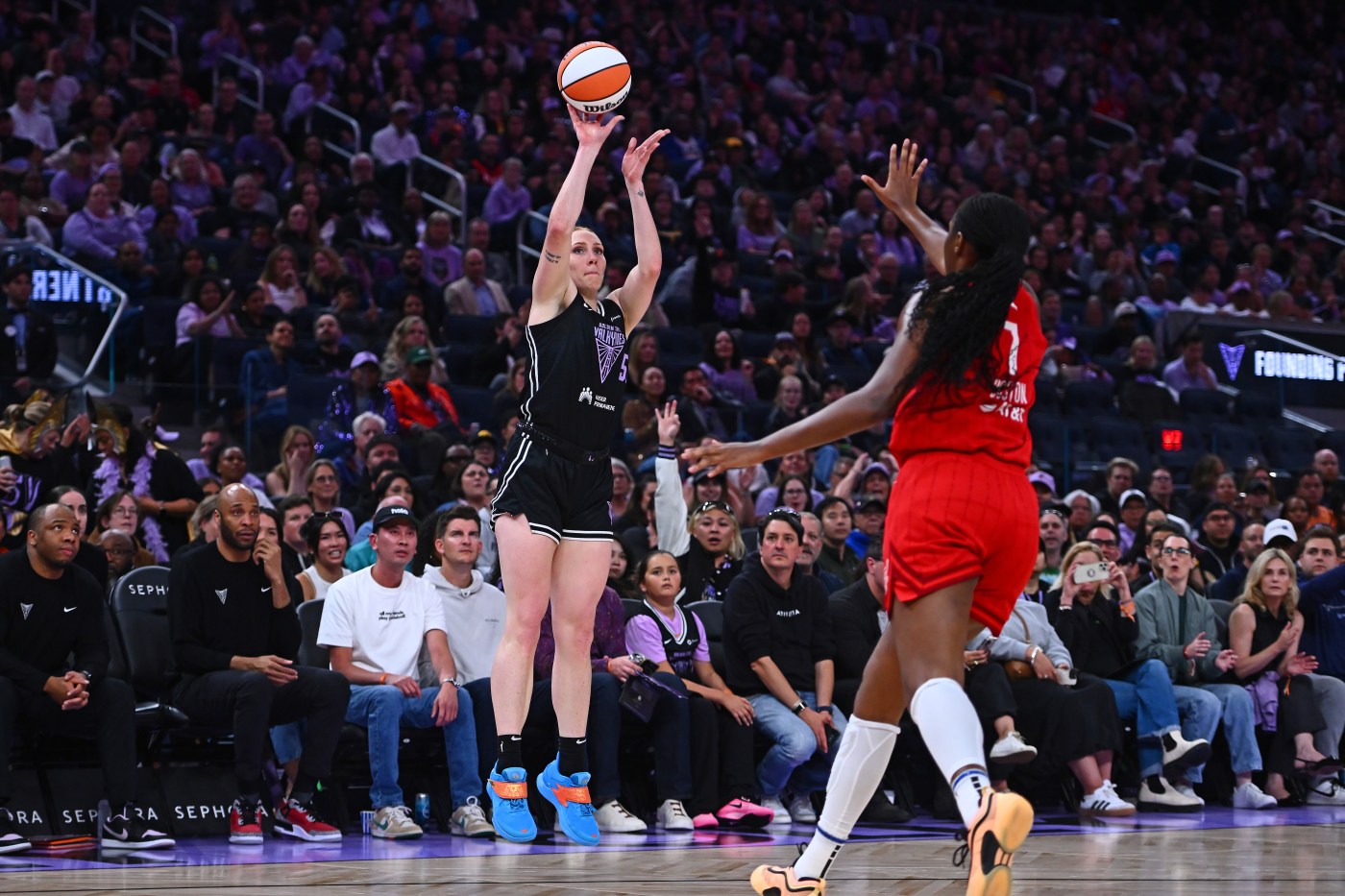 Valkyries shut down Caitlin Clark, defeat Fever in front of raucous Chase Center crowd