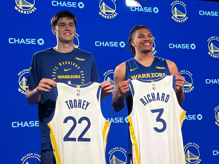 Warriors rookies Toohey, Richard influenced by members of Golden State dynasty