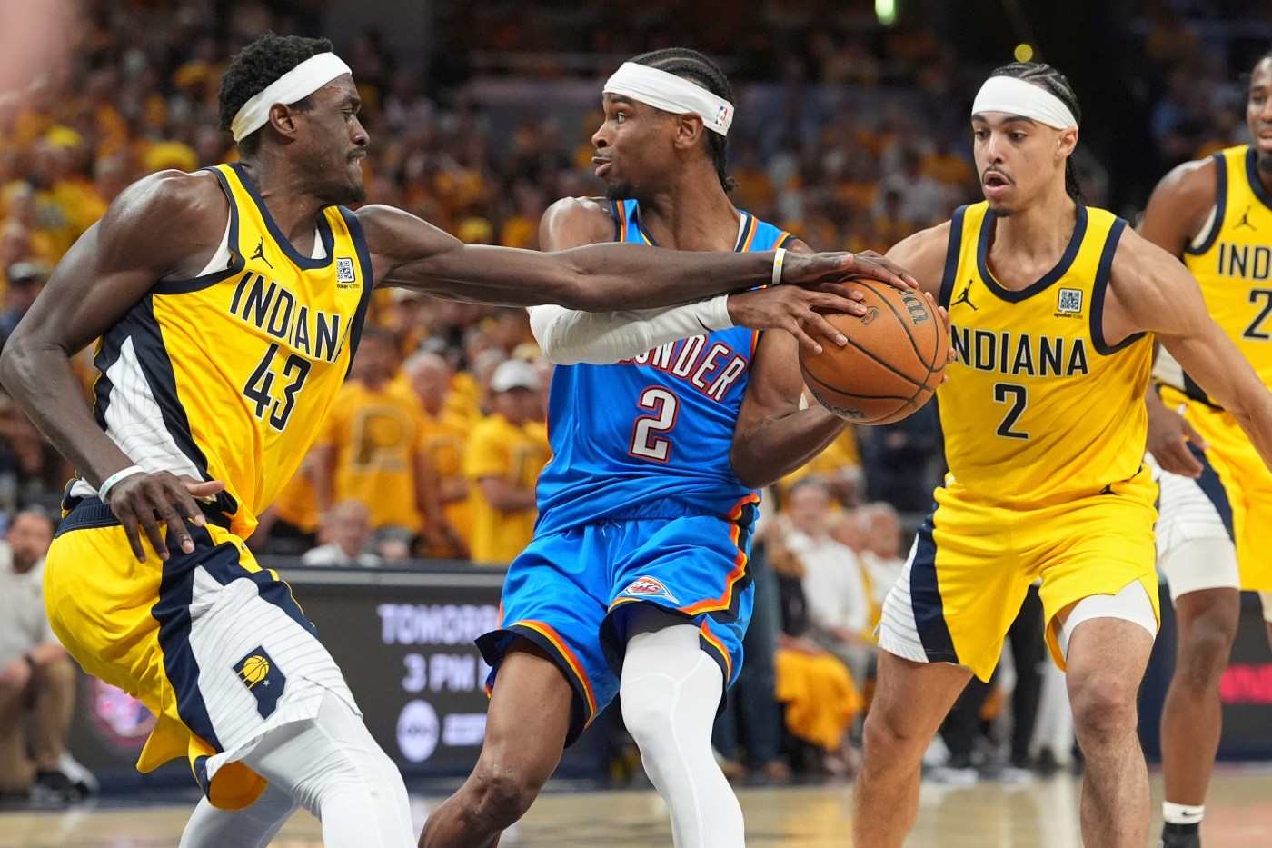 NBA Finals: Thunder, Gilgeous-Alexander own fourth quarter, level series