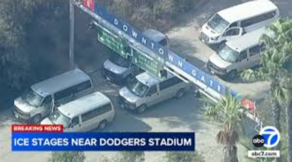 ICE agents denied entry to Dodger Stadium by team