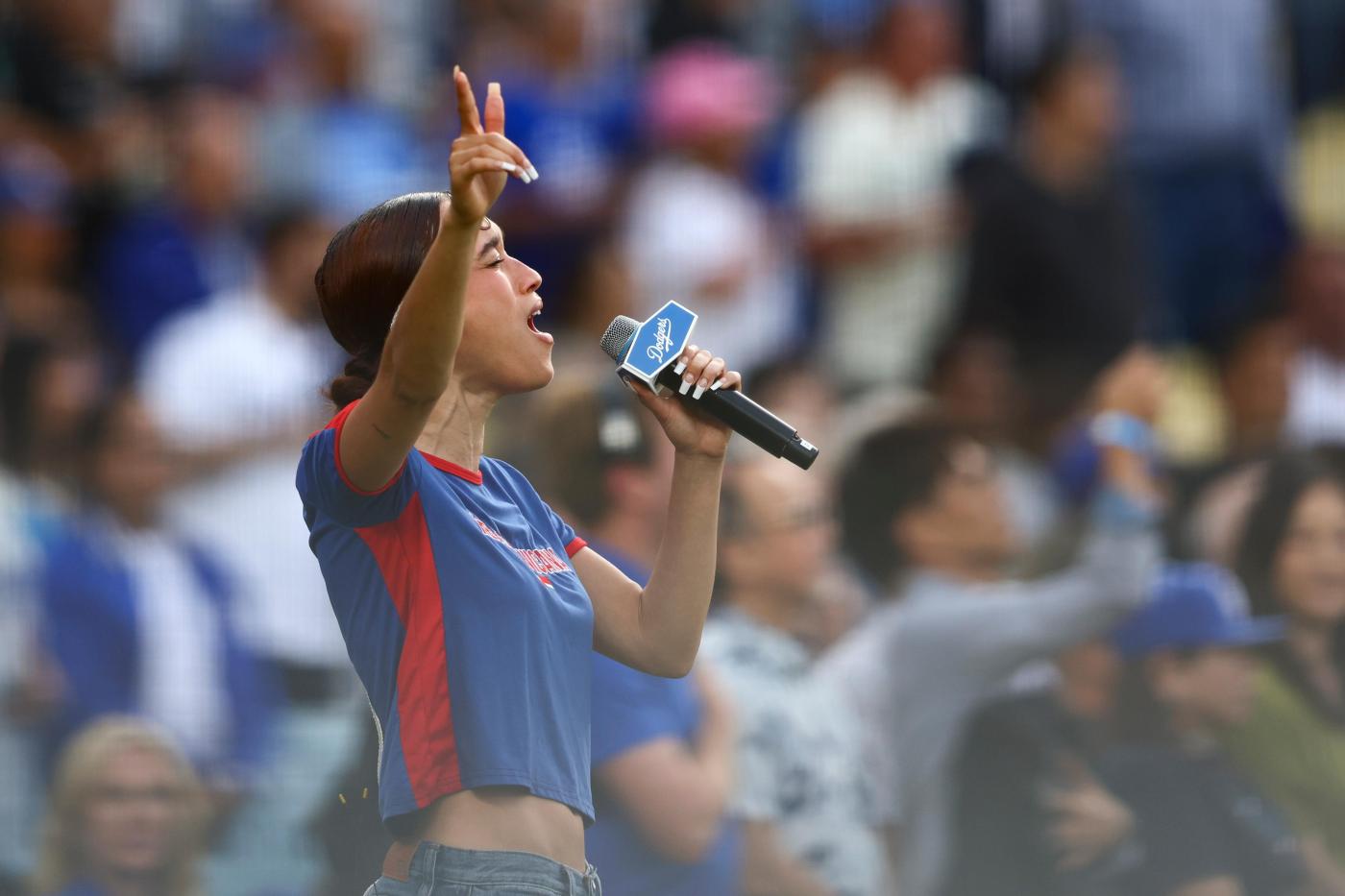 Nezza’s Spanish anthem at SF Giants-Dodgers game ignites debate over LA team’s immigrant support