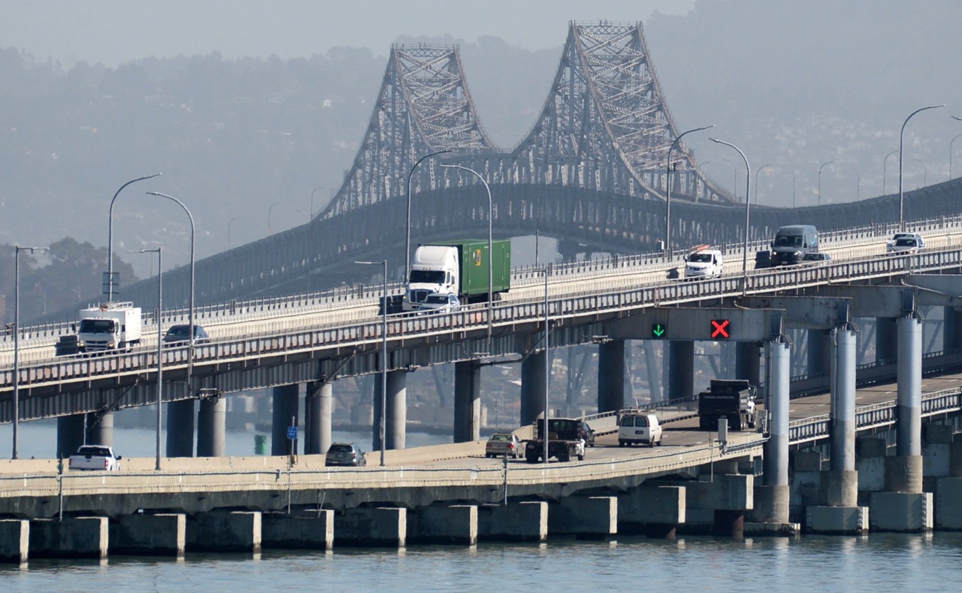 Lanes will be closed on Richmond-San Rafael Bridge starting Friday night