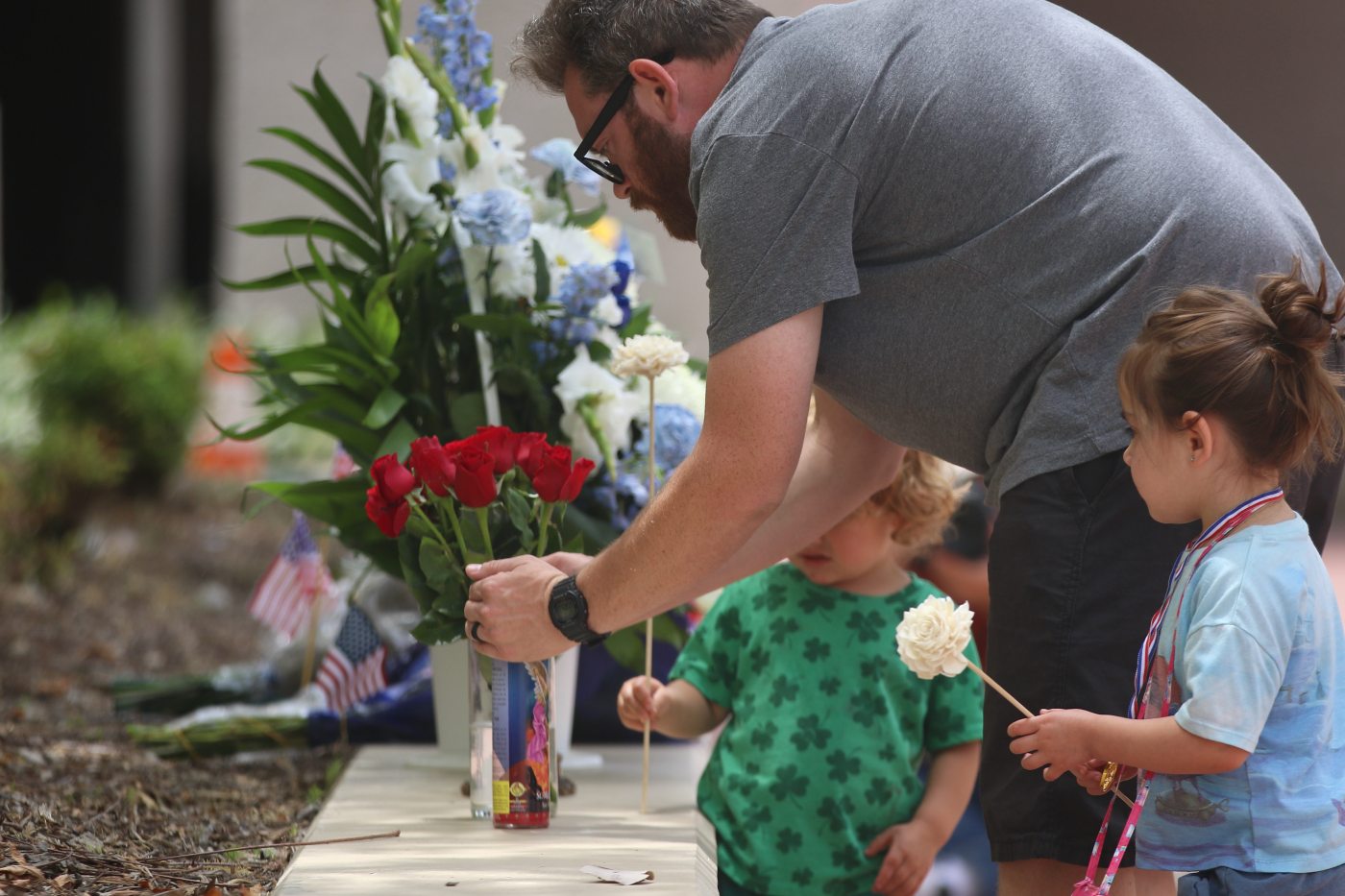 ‘Met by gunfire’: Shootings leave California police officer and another victim dead, 2nd officer wounded