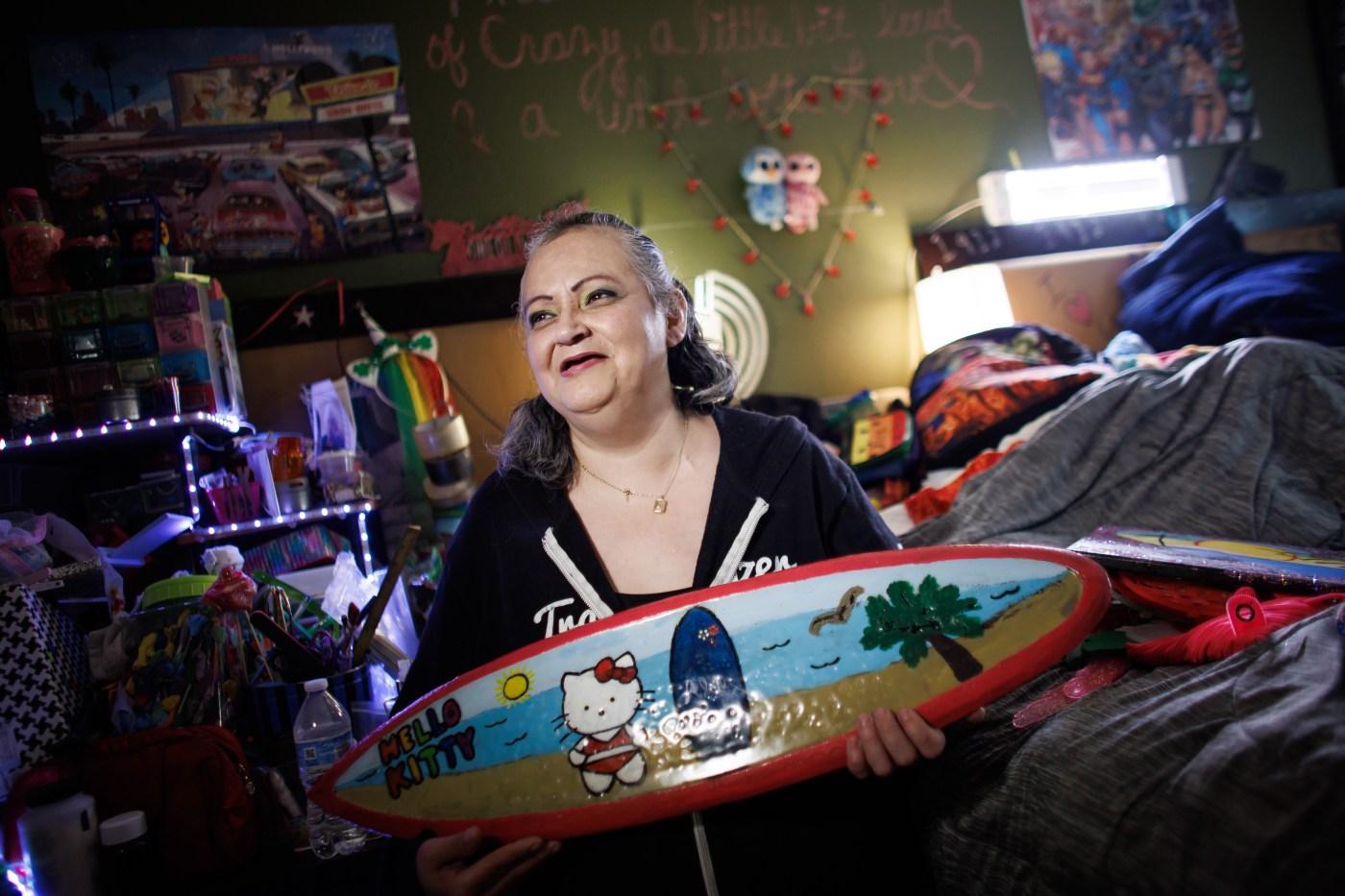 ‘I didn’t think I would be doing anything like this’: Formerly homeless San Jose woman creates art