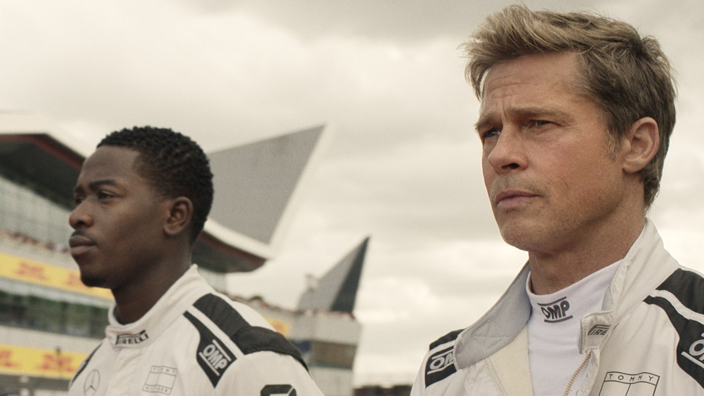 Review: Pulse-pounding ‘F1’ roars along thanks to Brad Pitt, Damson Idris