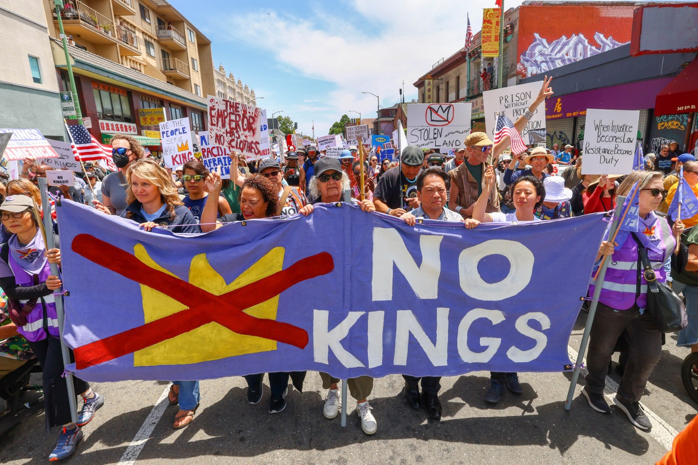More than 140,000 protesters attended No Kings protests across Bay Area