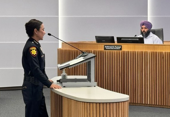 San Mateo supervisors scrutinize sheriff’s spending for $74,000 table, massage chairs, $600,000 ‘TV’