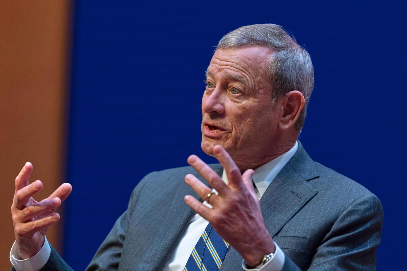 Chief Justice Roberts warns against heated political words about judges